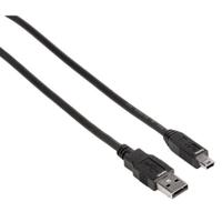 Hama USB 2.0 aansluitkabel A-stekker - Mini-B-St. (B5 Pin) 1,8 m zwart