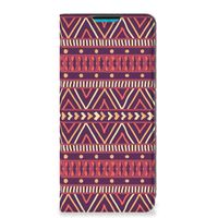 Samsung Galaxy A73 Hoesje met Magneet Aztec Paars