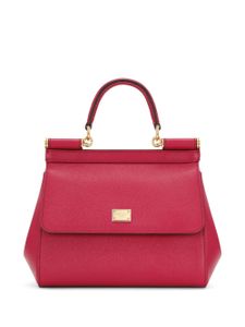 Dolce & Gabbana sac à bandoulière Sicily en cuir - Rouge