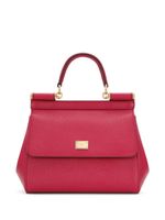 Dolce & Gabbana sac à bandoulière Sicily en cuir - Rouge