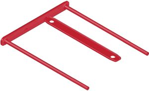 Bankers Box archiefbinder D-clip, doos van 100 stuks, rood