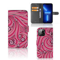 iPhone 13 Pro Max Hoesje Swirl Pink