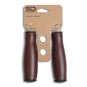 Selle Orient Orient Fiets Handvatten 135mm Bruin Kunstleer