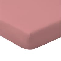 Bio-jersey hoeslaken, rozenhout 150 × 200 cm
