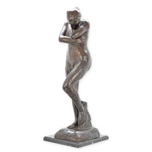 BRONZEN SCULPTUUR VAN EVA