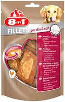 8In1 Fillets Pro Skin & Coat Kippensnack, voor Honden, 1x80g