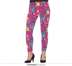 80's Party Legging Roze