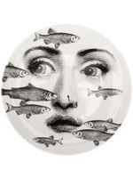 Fornasetti assiette imprimée - Blanc - thumbnail