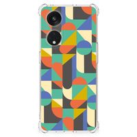 OPPO A98 Doorzichtige Silicone Hoesje Funky Retro