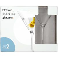 Blokker Martini Glazen - 30 cl - 2 stuks - thumbnail