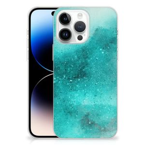 Hoesje maken iPhone 14 Pro Max Painting Blue