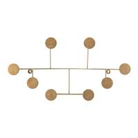 Bloomingville Fia Binnen Universele haak Geelkoper 1 stuk(s)