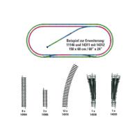 N Minitrix rails 14312 Uitbreidingsset 1 set(s)