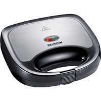 Severin SA 2969 sandwich maker 600 W Zwart, Roestvrijstaal - thumbnail