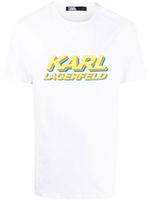 Karl Lagerfeld t-shirt à logo imprimé - Blanc