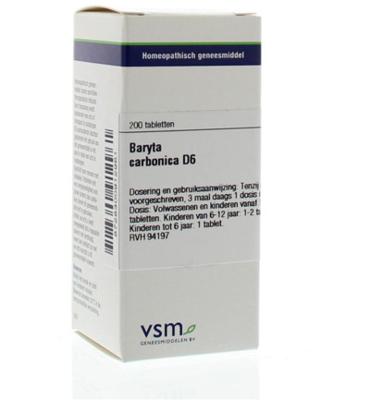 Vsm Baryta Carbonica D6 (200tb)