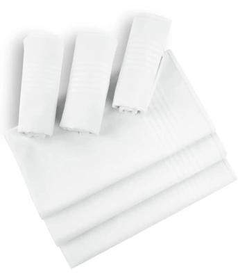 12 stuks Heren Zakdoek wit - Dikke kwaliteit - Dikke katoenen zakdoek - 40 - 40 - 40 - 40