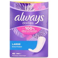 Always Dailies inlegkruisjes extra protect large (48 st)