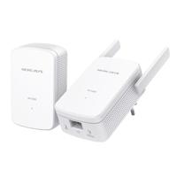 MERCUSYS MP510 Kit Powerline Kit Homeplug AV2 tot 1000 Mbps en WLAN 300 Mbps, Gigabit LAN-aansluiting, plug and play, compatibel met alle routers, hoge Powerline-technologie