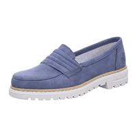 Rieker Dames 54855 Loafer, blauw, 40 EU