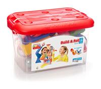 SMARTMAX - Build & Roll, Construction Set with Magnets and Tubes, 44 pieces, 3+ Years