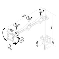 Neomounts Monitor Bureausteun FPMA-D1030 - thumbnail