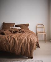Marc O'Polo Marc O' Polo dekbedovertrek Valka warm-pecan