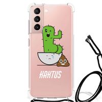 Samsung Galaxy S21 FE Stevig Bumper Hoesje Cactus Poo