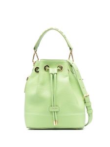 Lancel sac seau en cuir - Vert