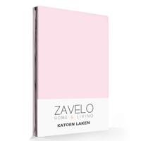 Zavelo Laken Basics Roze (Katoen)-1-persoons (180x290 cm)