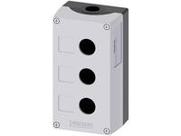 Siemens SIRIUS ACT 3SU1853-0AA00-0AB1 Lege behuizing 3 inbouwplaatsen, Voor bodembevestiging (l x b x h) 158.4 x 85 x 64 mm Grijs 1 stuk(s)