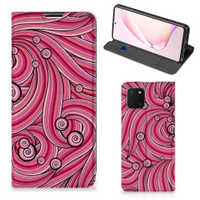 Samsung Galaxy Note 10 Lite Bookcase Swirl Pink - thumbnail