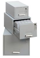 Kaartenbak durable 10 x 15 cm 1500 krt metaal a6 lgs