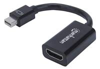 Manhattan 151528 Passieve mini-DisplayPort op HDMI-adapter mini-DisplayPort-connector naar HDMI-bus 1080P zwart
