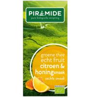 Piramide Groene Thee Citroen En Honing Bio (20st)