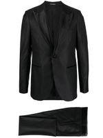 Emporio Armani veste de smoking à simple boutonnage - Noir