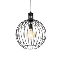 QAZQA Design hanglamp zwart 40 cm - Wire Dos - thumbnail