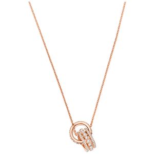 Swarovski 5419853 Ketting Further Pendant Double rosékleurig