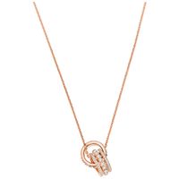 Swarovski 5419853 Ketting Further Pendant Double rosékleurig - thumbnail