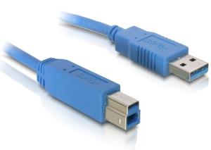 Delock 82581 Kabel USB 3.0 type-A male > USB 3.0 type-B male 3 m blauw