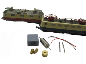 micromotor NF018C N ombouwkit voor Fleischmann BR 141, E 41, RE 4/4, RE 420, SJ Rc 2, u.a.