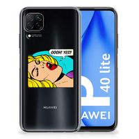 Huawei P40 Lite Silicone Back Cover Popart Oh Yes