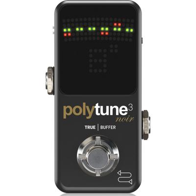 TC Electronic PolyTune 3 Noir polyfoon stemapparaat met buffer TC Electronic PolyTune 3 Noir polyfoon stemapparaat met buffer