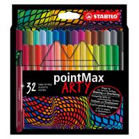 Stabilo PointMax Fineliners ARTY Etui, 32st. - thumbnail