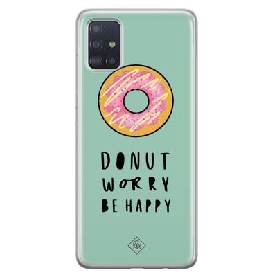 Samsung Galaxy A51 siliconen hoesje - Donut worry