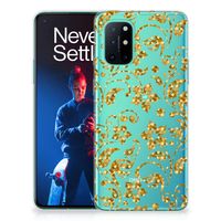 OnePlus 8T TPU Case Gouden Bloemen