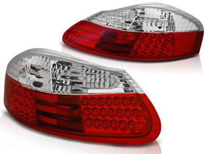 Tuning-Tec Achterlichten PORSCHE BOXSTER 96-04 ROOD HELDER LED