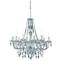 Trio Kroonluchter Luster Crystal 77cm 10-lichts met kristal R1170-00