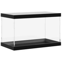 vidaXL Vitrine transparant 31x17x19 cm acryl, vitrinekast, display kast, vitrine box, stolp, display box, vitrinekastje, glazen stolp