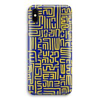 Majorelle Blue Print: iPhone X Volledig Geprint Hoesje - thumbnail